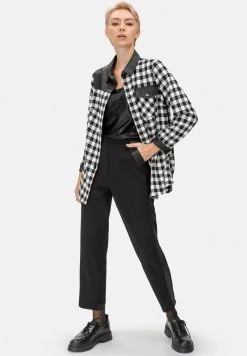 HELMIDGE Chemisier Schwarz Weiss Femme