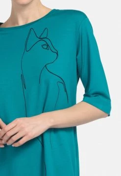 HELMIDGE Femme T Shirt à Manches Longues Aquamarin 14 HELMIDGE Femme T Shirt à Manches Longues Aquamarin -HELMIDGE Soldes Boutique e7ca6551300d43d99d45248a2ce59702