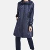 HELMIDGE Femme Trench Blau -HELMIDGE Soldes Boutique e82b6b2101f14296869e4c9e50fe3407