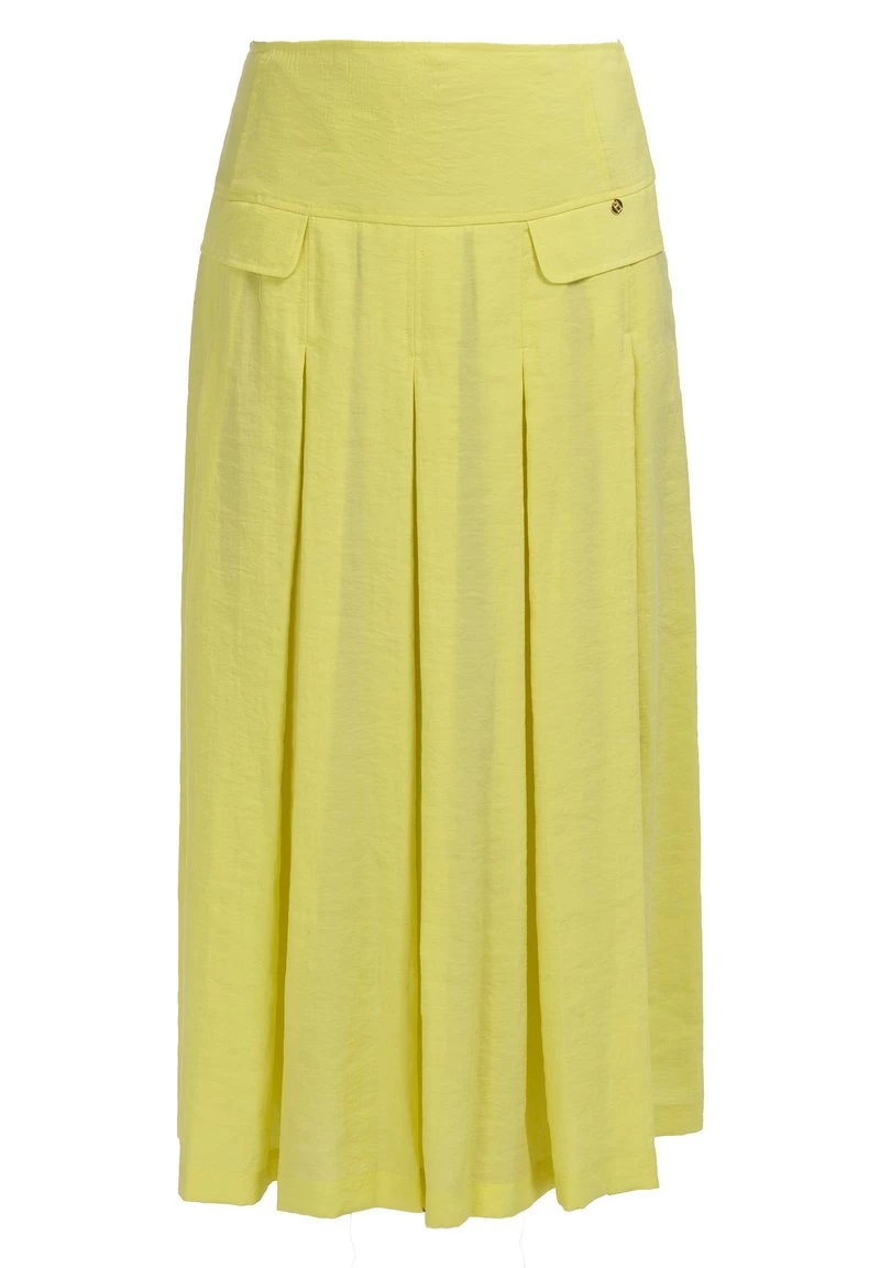 HELMIDGE Femme Jupe Plissée Gelb 6 HELMIDGE Femme Jupe Plissée Gelb – Image 4