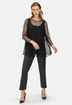 HELMIDGE Blouse Schwarz Femme