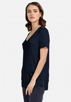 HELMIDGE Femme Blouse Blau -HELMIDGE Soldes Boutique ea4aee08ca194865a8454017ad523e81