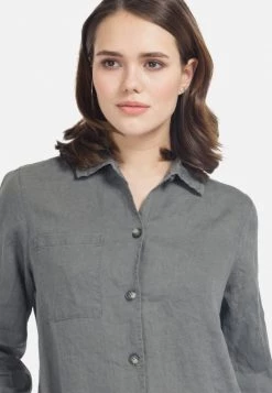 HELMIDGE Femme Chemisier Grey -HELMIDGE Soldes Boutique eb922b5d69ee4ddf8bf3994d5c545278