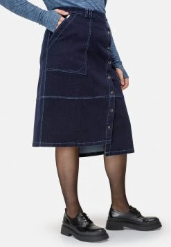 HELMIDGE Jupe Portefeuille Blau Femme -HELMIDGE Soldes Boutique ebff56483e0c4802b1c42f487cdfdc28