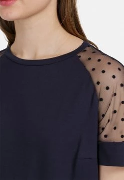 HELMIDGE KURZARMBLUSE BLUSE Blouse Blau Femme -HELMIDGE Soldes Boutique ec7fa8d65ccf496798668f1873e82520