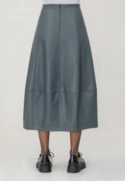 HELMIDGE Femme Jupe Trapèze Grau -HELMIDGE Soldes Boutique ed2085fa81ba4799a98f834f28120043