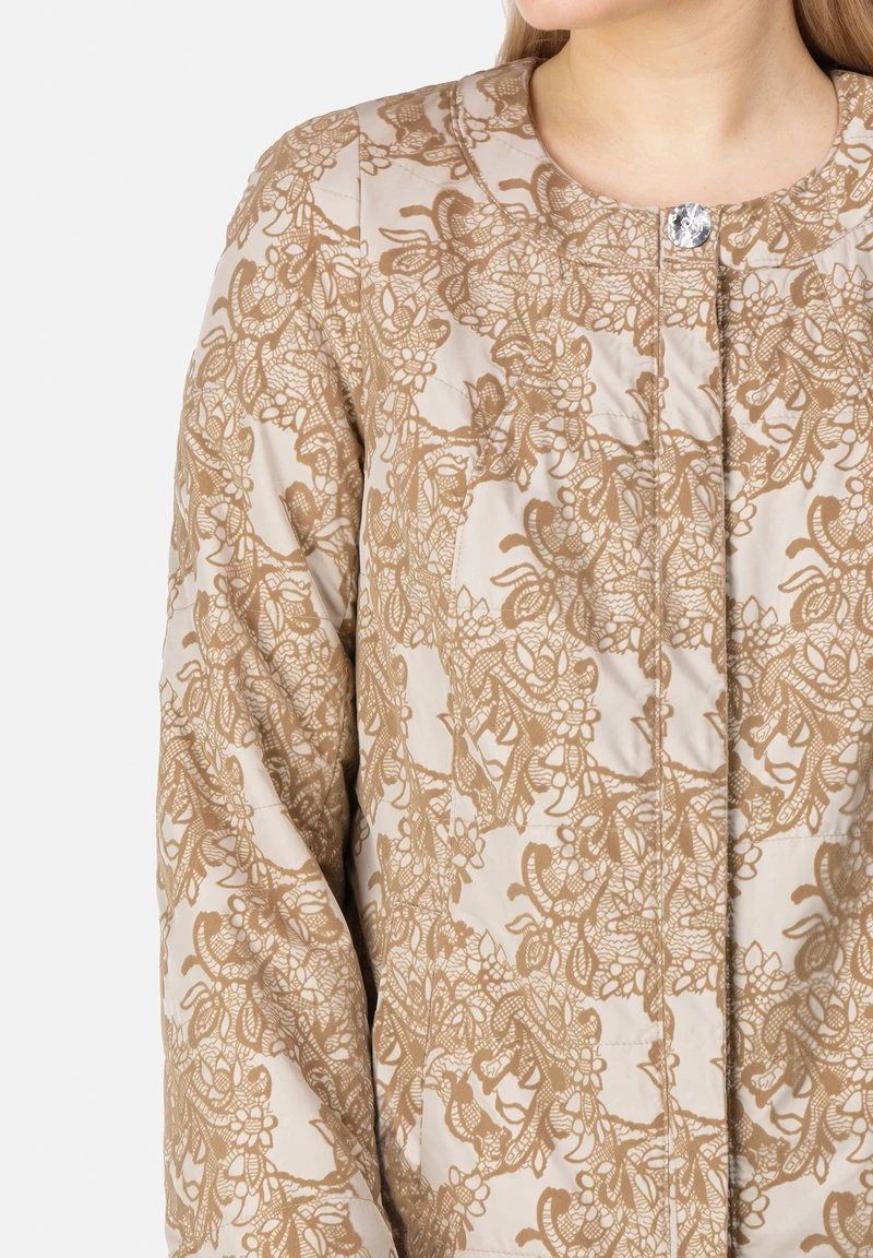 HELMIDGE Femme Blouson Bomber Beige 6 HELMIDGE Femme Blouson Bomber Beige – Image 4