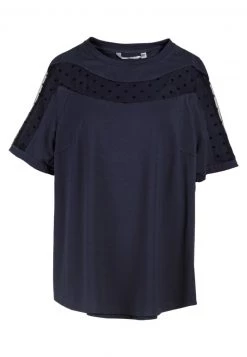 HELMIDGE KURZARMBLUSE BLUSE Blouse Blau Femme -HELMIDGE Soldes Boutique ed8035d4fea148f6b49c65eb8dc11287