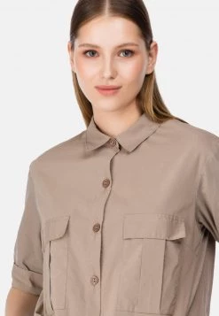 HELMIDGE Femme Chemisier Beige -HELMIDGE Soldes Boutique f001f0c44abc4543a94d650176d1a4aa