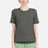 HELMIDGE Femme T Shirt Imprimé Khaki -HELMIDGE Soldes Boutique f0a2ff31897a4212890c0f445893ffd1