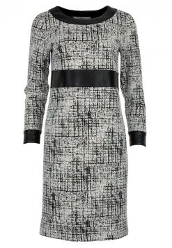 HELMIDGE Femme Robe De Jour Milchig Schwarz -HELMIDGE Soldes Boutique f1e7ac6dcac04aa18e0200ed33351eea