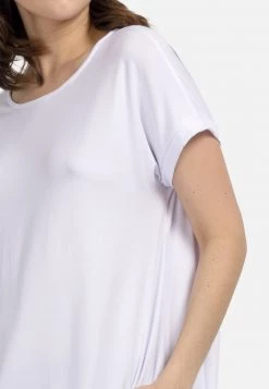 HELMIDGE Femme T Shirt Basique Weiss 12 HELMIDGE Femme T Shirt Basique Weiss -HELMIDGE Soldes Boutique f2e9c2618bfb400f950fef9be1eee1d2