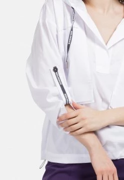 HELMIDGE Femme LANGARM MIT KAPUZE Blouse Weiss -HELMIDGE Soldes Boutique f4257cefd78c4edd83dc27627eed3dac