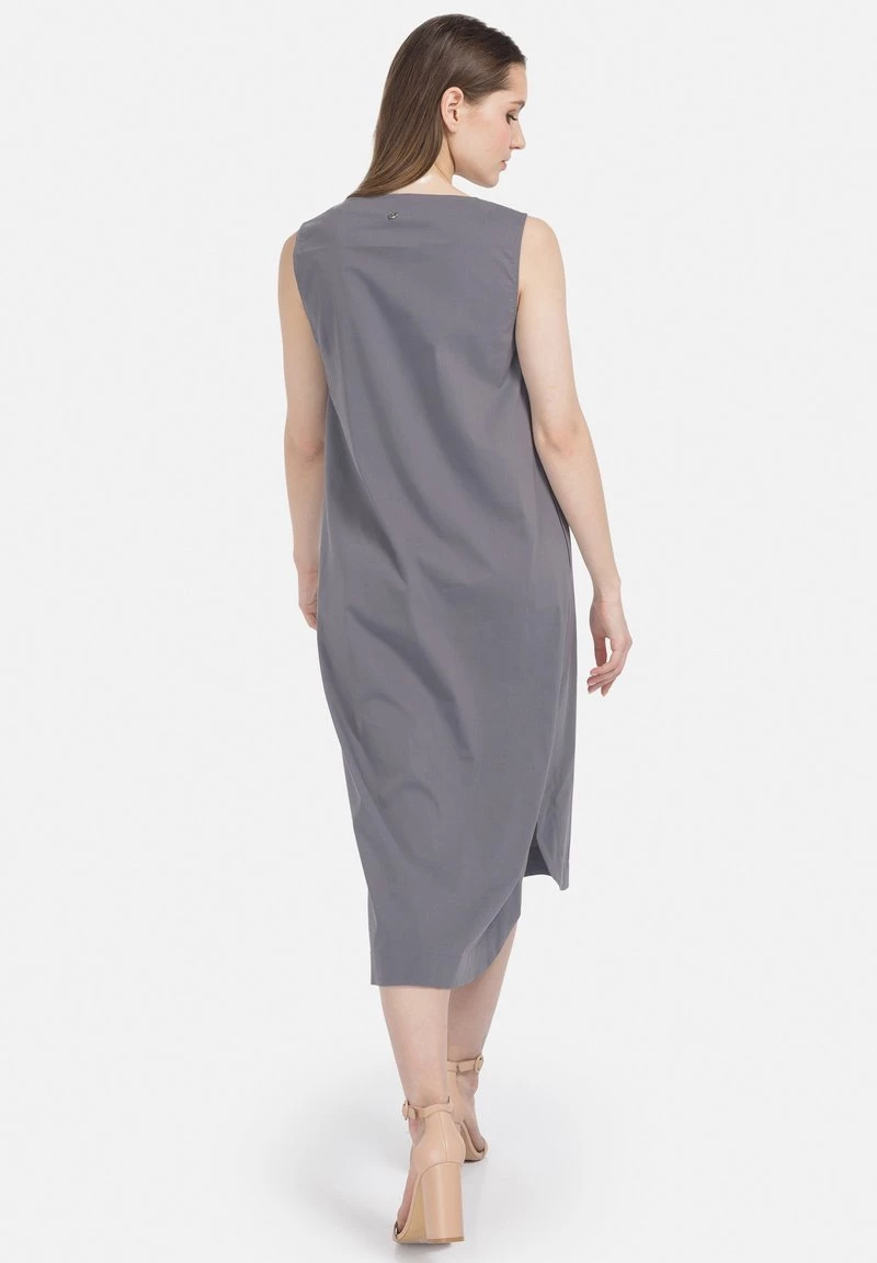 HELMIDGE Femme OHNE ÄRMEL Robe De Jour Dunkel Grau 5 HELMIDGE Femme OHNE ÄRMEL Robe De Jour Dunkel Grau – Image 3