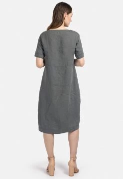 HELMIDGE Femme Robe De Jour Khaki -HELMIDGE Soldes Boutique fafbbd6abcf04c208079c880a177b917