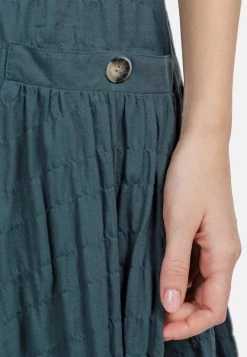 HELMIDGE Femme Robe De Jour Dark Green -HELMIDGE Soldes Boutique fb5faf4e97554caa98ac386c3ae089f8