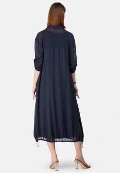 HELMIDGE Femme Robe Chemise Blau -HELMIDGE Soldes Boutique fb77550d95bf489f81d64a588257c08d