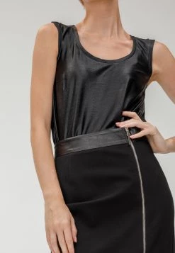 HELMIDGE Débardeur Schwarz Femme 9 HELMIDGE Débardeur Schwarz Femme -HELMIDGE Soldes Boutique ff1f1324a03041998e657712d98263db