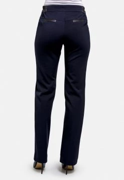 HELMIDGE Femme Pantalon Classique Dunkel Blau -HELMIDGE Soldes Boutique ffeeee2efd814764a318146652427d98